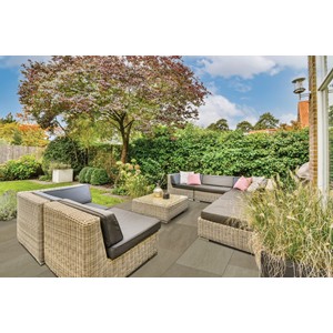Rock 900 x 600mm Porcelain Paving - Autumn Green