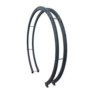 Free Standing Flower Circle Black (with Bolt Downs for Hard Ground)