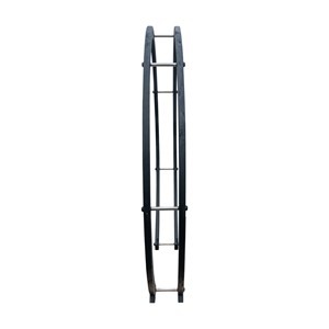Free Standing Flower Circle Black (with Bolt Downs for Hard Ground)