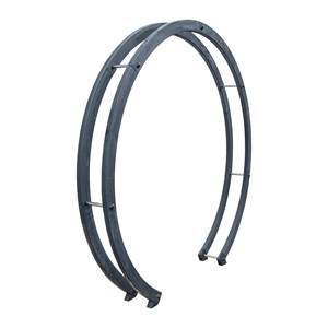 Free Standing Flower Circle Black (with Spikes for soft ground)