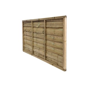 Green Pressure Treated Superior Lap Panel 0.9m (h)