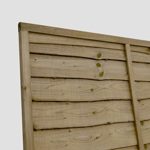 Green Pressure Treated Superior Lap Panel 0.9m (h)