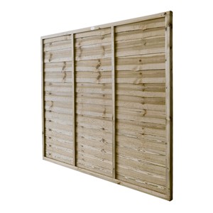 Green Pressure Treated Superior Lap Panel 1.5m (h)