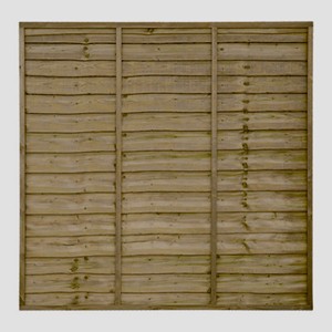 Green Pressure Treated Superior Lap Panel 1.8m (h)