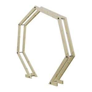 Hexagonal Moon Gate
