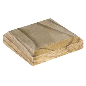 Flat Timber Post Cap 100mm