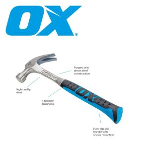 OX Pro Claw Hammer 16oz