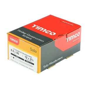 Timco Solo Chipboard & Woodscrews 6.0 x 90mm
